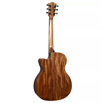LAG GLA T-BLUE-DCE Tramontane Dreadnought Cutaway Blue Burst Elektro Akustik Gitar
